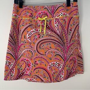 Vintage Y2K J. Crew Paisley Skirt Size 6